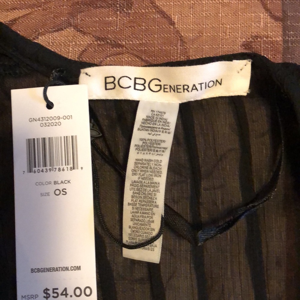 BCBGeneration  RUFFLE KIMONO ROBE - Picture 7 of 11